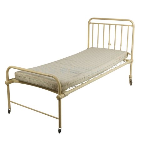 Cream Period Bed With Mattress  (One Off) Linen Priced Separately 